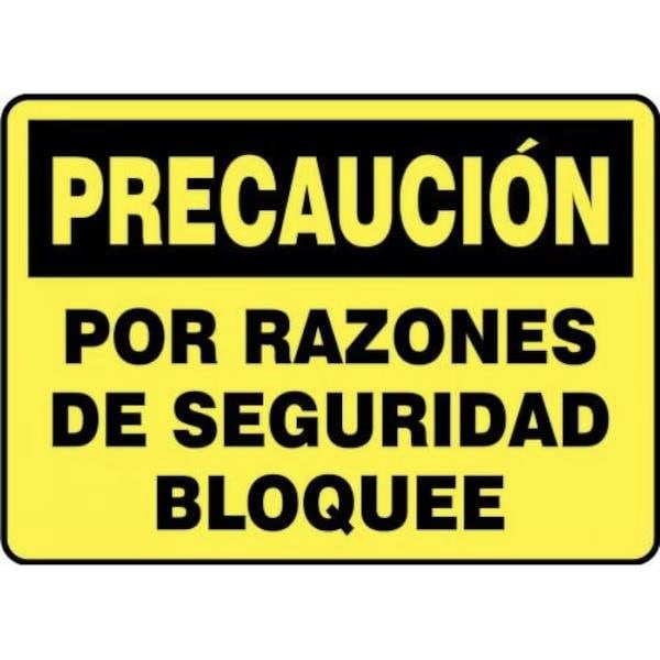 Accuform OSHA CAUTION LOCKOUTTAGOUT SIGN SHMLKT615XP SHMLKT615XP - main